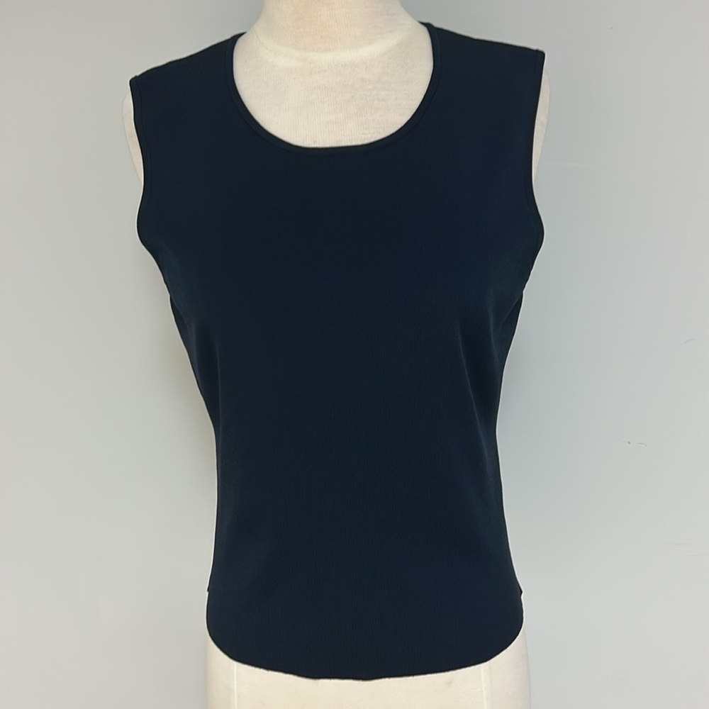 Carlisle Black Fitted Tank Top, Size L